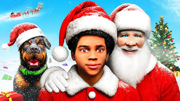 ADOPTED by SANTA CLAUS in GTA 5!
