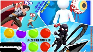Number Wars 3D: I Am Hero, Stickman Teleport Master 3D, Color Ball Match 3D, Evil Genius 3D | (ATG) screenshot 2