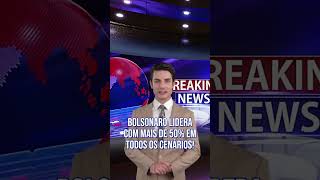 Bolsonaro lidera com mais de 50% em todos os cenários! #BolsonaroNaFrente #LulaEmCrise #AcreDecide