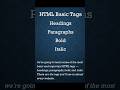 HTML Basic Tags Explained | HTML Tutorial for Beginners (Hindi)