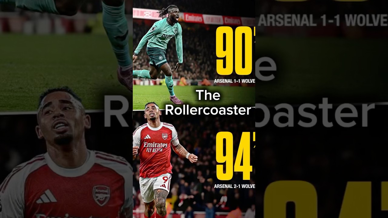 Arsenal Scores DRAMATIC Goals Against Wolves