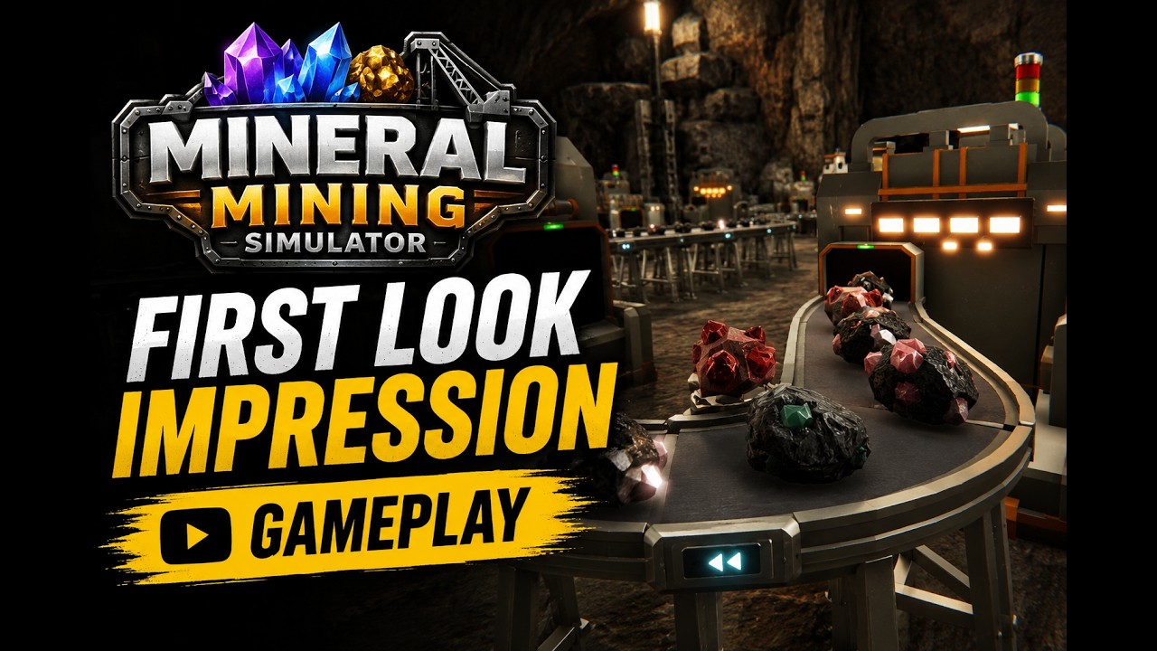 Mineral Mining Simulator FIRST IMPRESSIONS Gameplay | Is This The Next ...