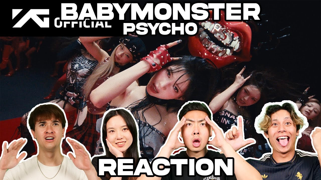 РЕАКЦИЯ НА МУЛЬТФИЛЬМ BABYMONSTER PSYCHO!