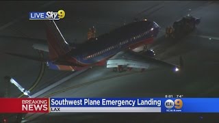 Plane Returns To LAX After Blowing Tire On Takeoff