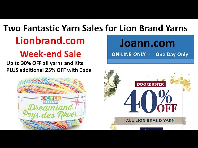  Lion Brand Yarn Cover Story Dreamland, Blanket Yarn
