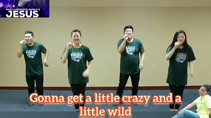 Gospel Dance, easy step for young children ! English Christian song !