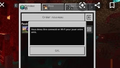 fix a connection problem in Minecraft PE