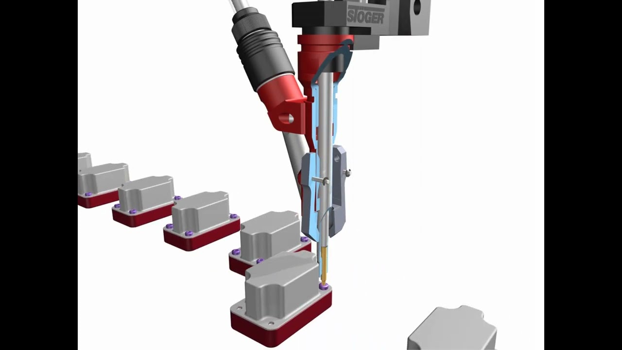 Automated screwdriver with vacuum module - STÖGER SEV
