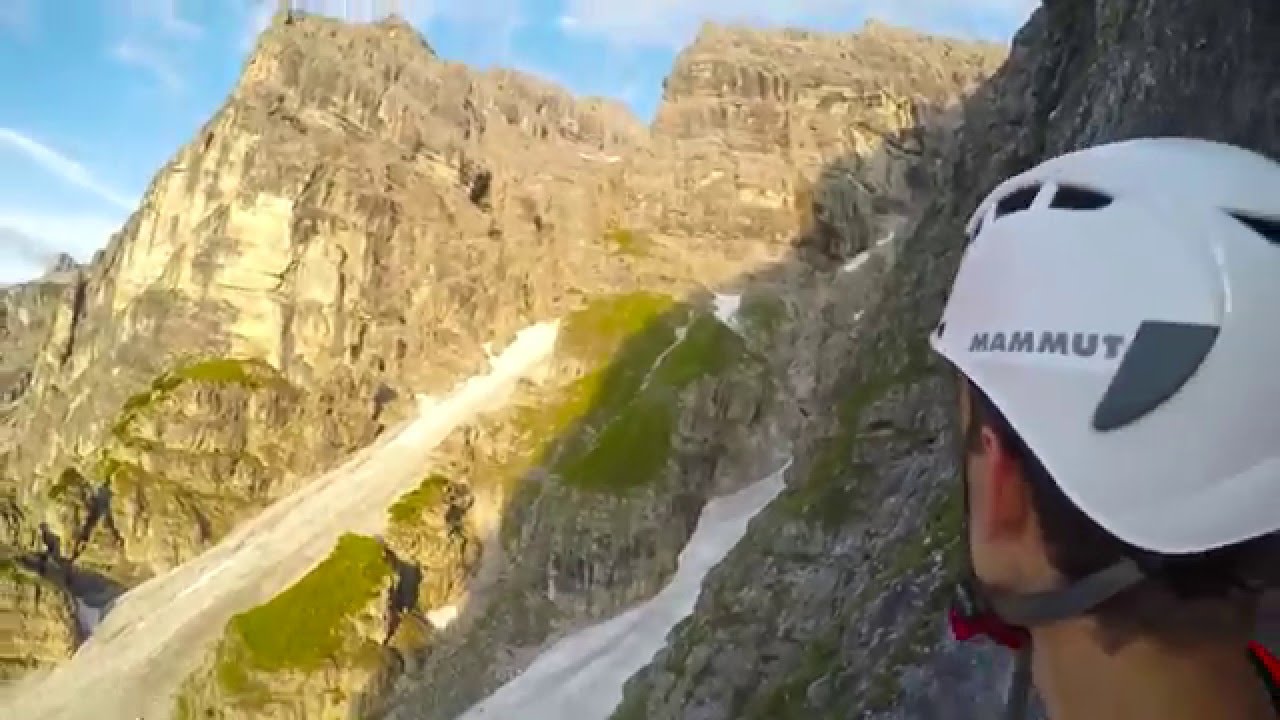 Klettersteig Große Ochsenwand Stubaital 4K 2015
