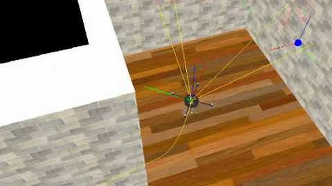 Quadrotor obstacle avoidance simulated in Fabiani Robotics Framework