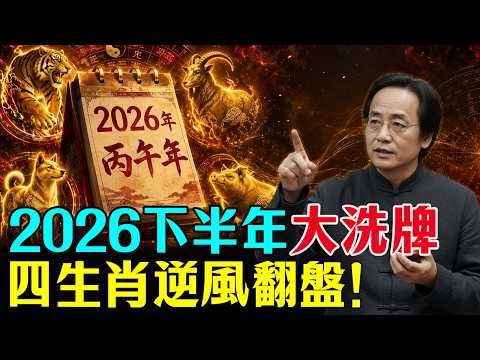 2026丙午年運勢大洗牌！這4大生肖下半年有「潑天好運」！#命理 #易經 #開運 #十二属相 #風水 #2026運勢