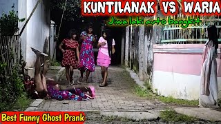 Prank Kuntilanak VS Banci Kaleng (Waria) - Paling Kocak Bikin Ngakak || Funny Ghost Prank