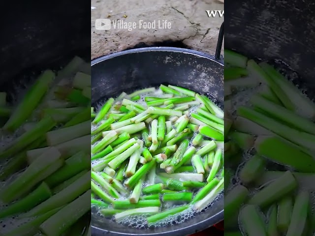 Tiny Shrimp with Taro Stolon Cooking Recipe