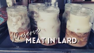 How To Preserve Food In Lard | Preserve meat without refrigerator