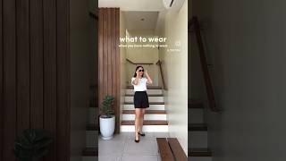 WHAT TO WEAR WHEN YOU HAVE NOTHING TO WEAR | White Tee   Shorts   Ballet Flats | Truly Tara