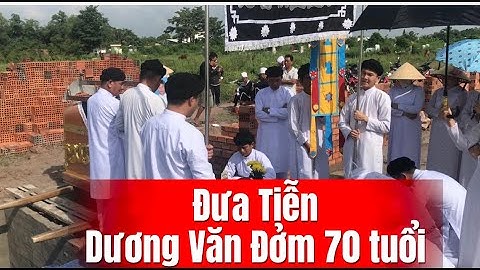 Buổi đưa tiễn, vị Dương Văn Đởm 70 tuổi nơi Cực Lạc Thái Bình, Đạo Cao Đài#lễtang#tayycaodai