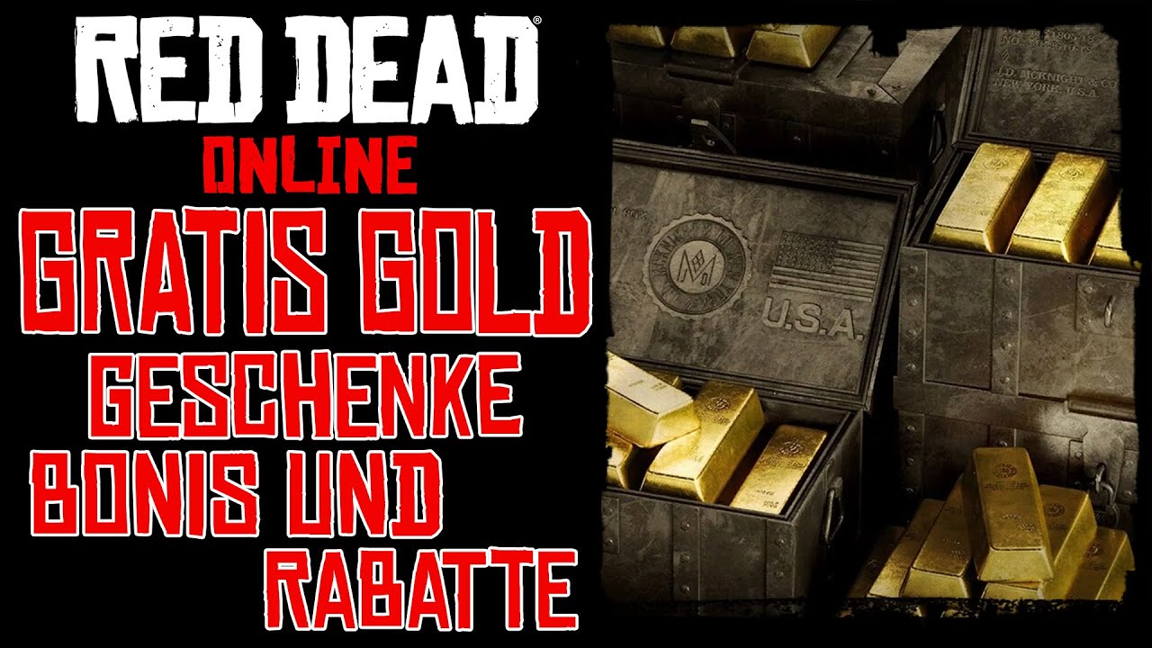 ❤R* schenkt Gold! Boni, Rabatte und mehr! | Red Dead Online * Wochen Update News * | DCine Gaming