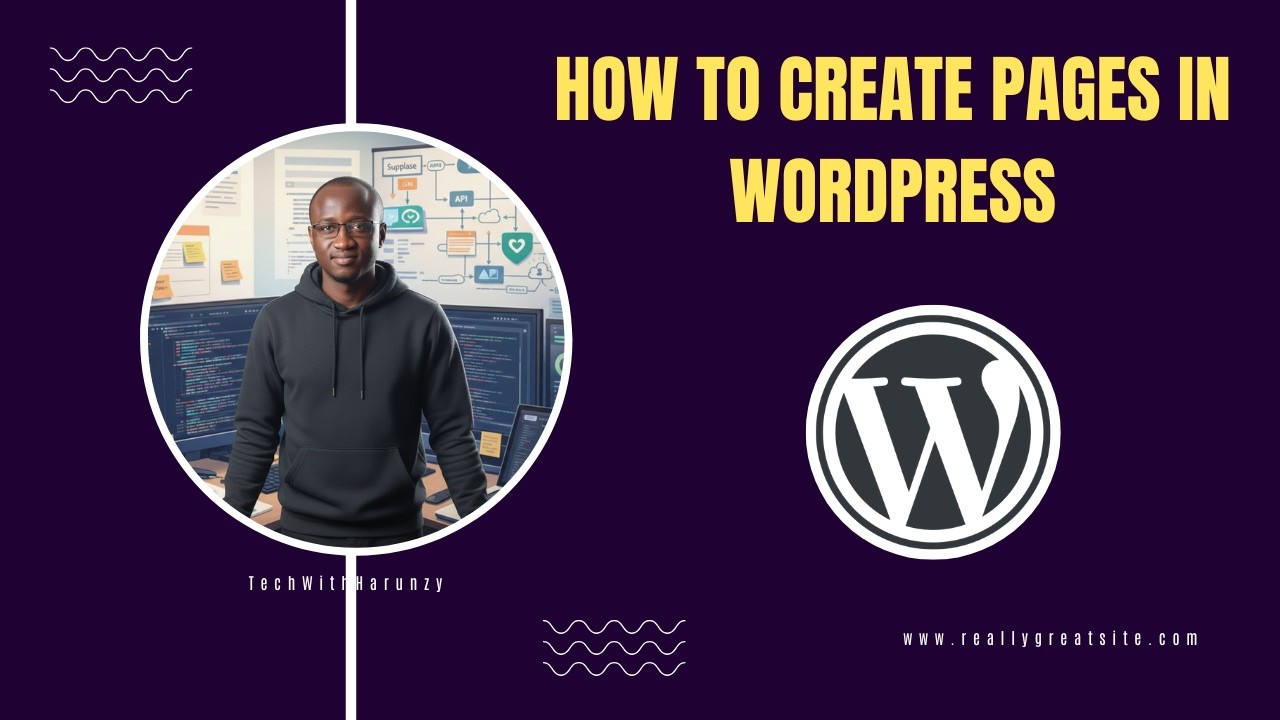 How to Create Pages in WordPress (Beginner Tutorial) - YouTube