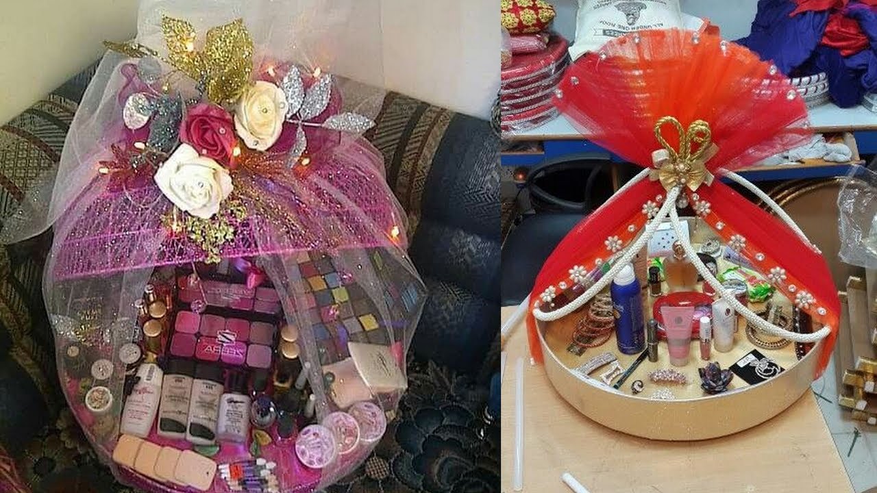 Diy Decorative Idea Of Makeup Box For Wedding Gift