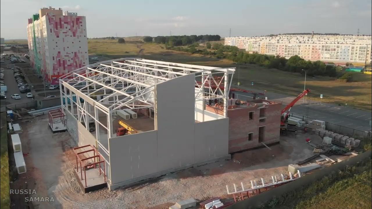 Новая стройплощадка в Кошелев Парке / ЖК Видный 2 / 2 сентября 2021 г/ город Сам