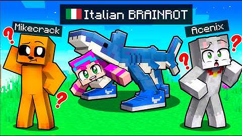 Me Escondí en la BASE SECRETA de ITALIAN BRAINROT 🤣😂 (Tralalero Tralala, Tung Tung Sahur) Minecraft