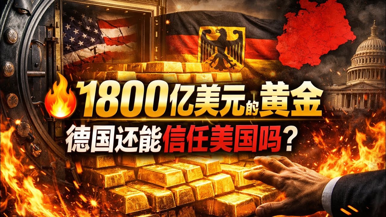 🔥1800亿美元的黄金，德国还能信任美国吗？ #黃金#白銀#投資策略#避險資產#美元#贵金属- YouTube