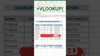 🔥HOW TO FIND VALUE BY VLOOKUP WITH MATCH FUNCTION😯