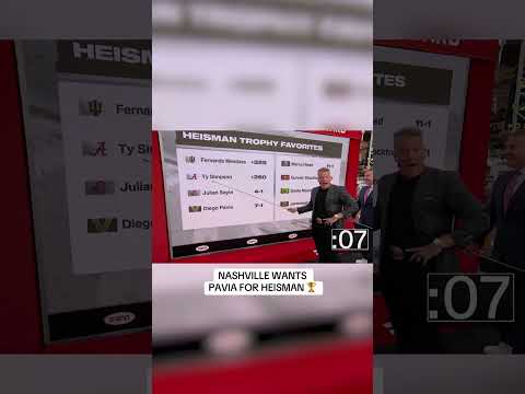 Pat gives us his thoughts on the Heisman race, Vandy has other thoughts 👀