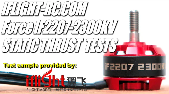 iFlight-RC.com Force IF2207-2300KV - 2207's can still keep up!