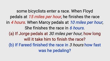 Omgekeerde variatie | Les 3