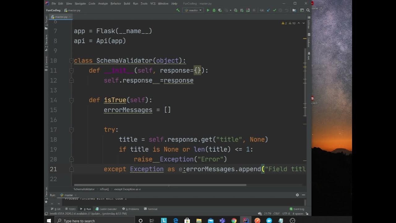How to validate Json Body in Flask REST API and display Error Messages ...