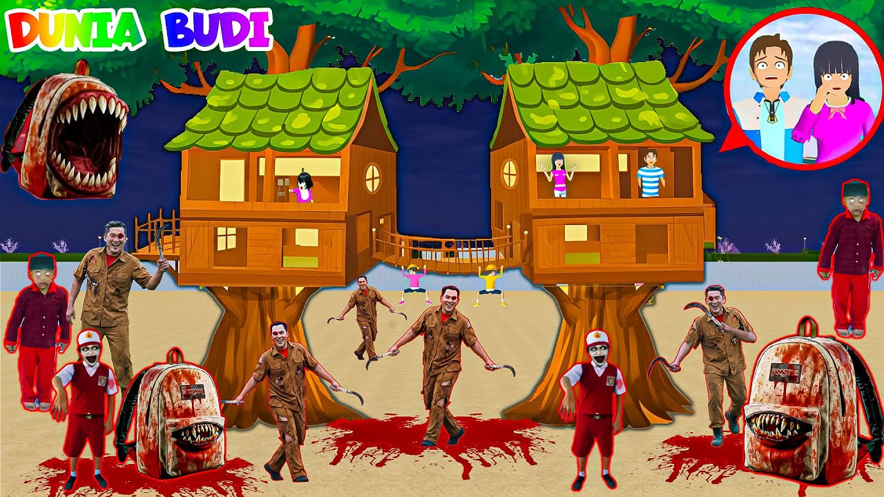 Yuta Mio Buat Rumah Pohon Paling Aman Dari GURU SABIT, TAS BERDARAH Menyeramkan Di Kota Sakura😱