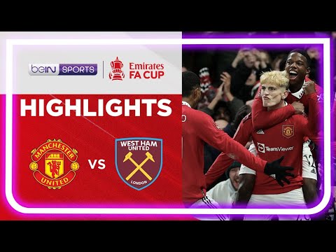 Manchester United 3-1 West Ham | FA Cup 22/23 Match Highlights