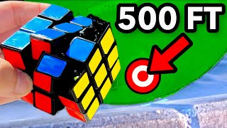 Rubik’s BRAND vs 500 FEET DROP…