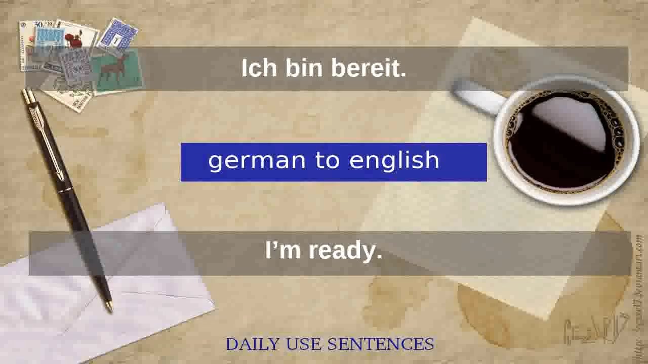  Update  Deutsch nach Englisch | Englisch lernen nützliche Sätze |german to  english