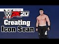 Wwe 2k20 creation suite creating the icon sean  create a superstar