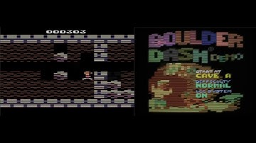 Atari 2600 Boulder Dash #1 vs #2  - a decade of technological improvement