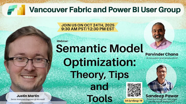 Power BI Semantic Model Optimization: Theory, Tips and Tools by Justin Martin - VFPUG