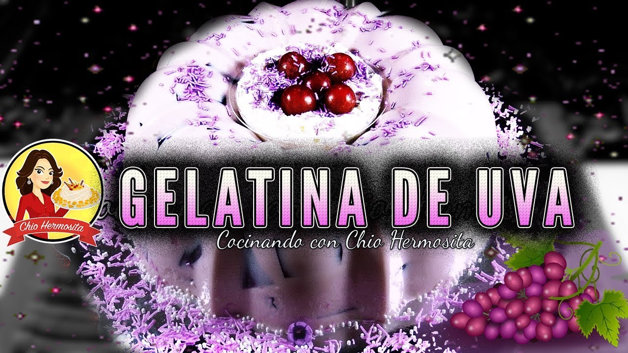 Gelatina mosaico de uva con tres leches🍇🍇🍇😋