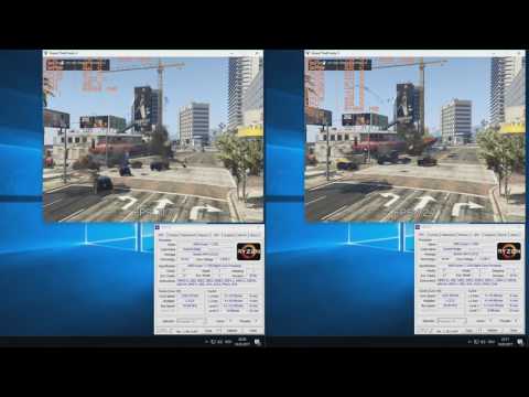 GTA V Ryzen 7 1700 3.2Ghz 4C/4T (4+0) Vs 4C/8T (4+0) vs 8C/16T