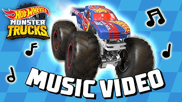 Official MUSIC VIDEO 🎶 | Challenge Accepted 💥 ft. Monster Truck RACE ACE! | Hot Wheels