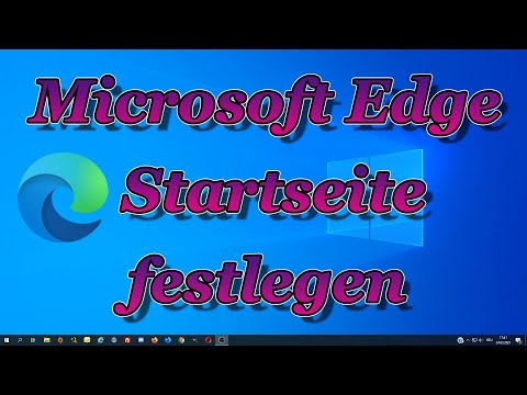 Microsoft Edge Browser Startseite festlegen/ändern