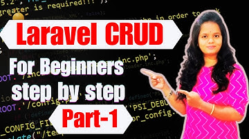 Laravel Simple CRUD Application for Beginners | Laravel CRUD Operation Step by Step#infysky #laravel