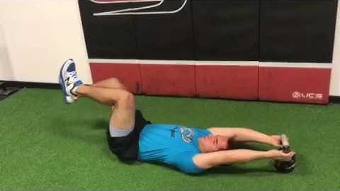 Reverse Crunch to Dead Bug