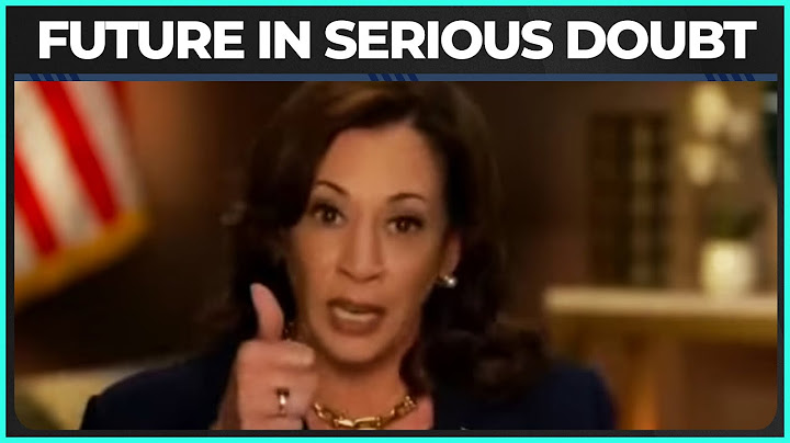Kamala Harris Is In BIG Trouble