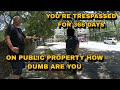 Cops Trespassed Him On Public Property Gets Rescinded 2 Days Later