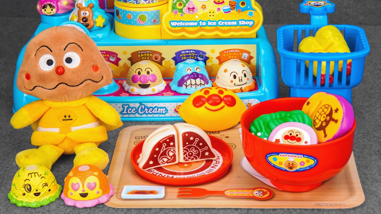 ✨癒しのASMR✨ ジョイパレット(JOYPALETTE) アンパンマン おもちゃ ラーメン屋さん 湯切りでチャッチャッ！アンパンマンラーメンセット🍳究極のサウンド体験を開封🎧😊