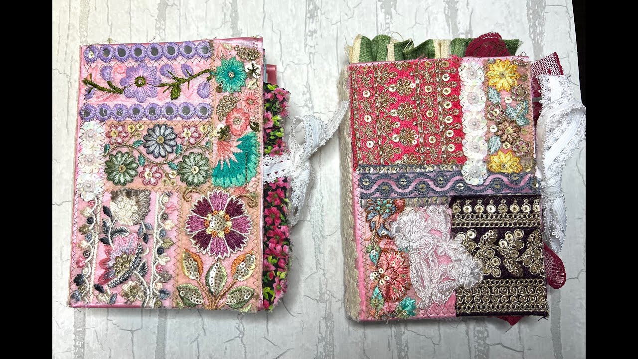 Floral Patchwork Journal & Patchwork Journal Flip Through Both Sold