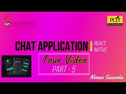 React Native Chat Application Development Part-5 Tour Video #react #reactnative #chatapp