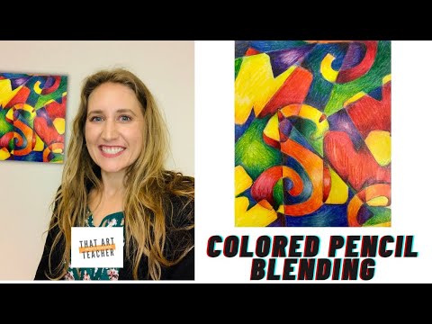 4 Distance Learning Colored Pencil Art Tutorials - THAT ART TEACHER